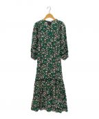 Phase Eightフェイズエイト）の古着「Ava Floral Midaxi Dress」｜グリーン