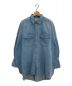 CLOTH&CROSS（クロスアンドクロス）の古着「デニムオーバーシャツ」｜ブルー