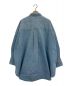 CLOTH&CROSS (クロスアンドクロス) デニムオーバーシャツ ブルー サイズ:F：8000円