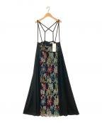 MURRALミューラル）の古着「Floating flower lace skirt」｜ブラック