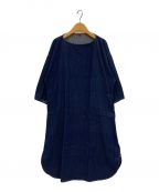 45Rフォーティーファイブアール）の古着「4545 インドカディデニムのドレス」｜インディゴ