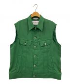 DAIRIKUダイリク）の古着「Regular Polyester Vest」｜グリーン