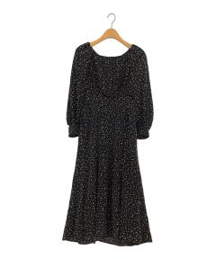 herlipto Slit Sleeve Floral Print Dress