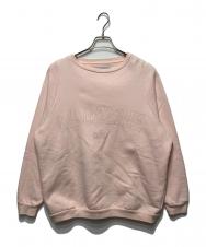 THIRD MAGAZINE (サードマガジン) ロゴスウェット ピンク サイズ:9