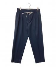 Be able (ビー エイブル) ERIK コットン2プリーツパンツ ネイビー サイズ:SIZE 81cm (W32)
