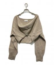 MIESROHE (ミースロエ) exclusiveツイストデザインニット ベージュ サイズ:Free