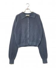 Shinzone (シンゾーン) OPEN WORK KNIT CARDIGAN グレー サイズ:FREE
