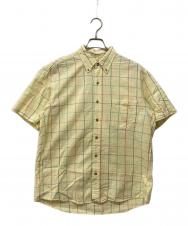 CHAPS RALPH LAUREN (チャップス ラルフローレン) 半袖ボタンダウンシャツ イエロー サイズ:M