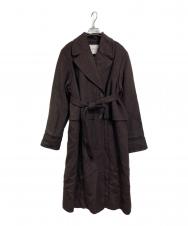 HER LIP TO (ハーリップトゥ) capucines long river coat　ロングコート　チェスターコート ブラウン サイズ:M