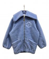 Patou (パトゥ) フェイクシアリング ボンバージャケット ブルー サイズ:s 未使用品