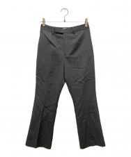 Lisiere (リジェール) Wool Gabardine Flare Pants グレー サイズ:34