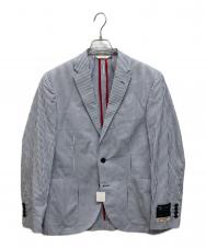 Brooks Brothers Red Fleece (ブルックスブラザーズレッドフリース) ストライプテーラードジャケット ブルー サイズ:40SH 未使用品