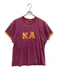 SOUTHERN ATHLETIC (サザーン アスレチック) SOUTHERN ATHLETIC フットボールTシャツ エンジ サイズ:不明