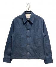 JIL SANDER (ジルサンダー) REGULAR FIT DENIM SHIRT インディゴ サイズ:46