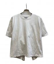 GANNI (ガニー) Heavy Cotton Drop Shoulder Open Back T-shirt ホワイト サイズ:XXS