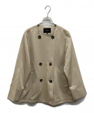 LAUTRE AMONT (ロートレアモン) 防シワノーカラージャケット ベージュ サイズ:38