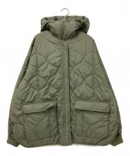 CALUX (キャラクス) QUILTED リバーシブル中綿ジャケット グリーン サイズ:F