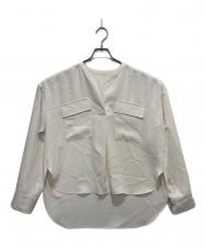 Noble (ノーブル) ワークディテールドレープシャツ アイボリー サイズ:FREE