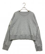 MM6 Maison Margiela (エムエムシックスメゾンマルジェラ) Knife-cut sweat グレー サイズ:M