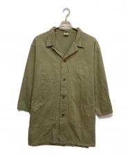 orSlow (オアスロウ) ショップコート オリーブ サイズ:5(実寸サイズ参照)
