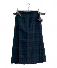 O'NEIL OF DUBLIN (オニールオブダブリン) ブラックウォッチラップスカート IR-003 グリーン×ネイビー サイズ:US6