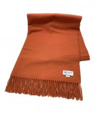 JOHNSTONS OF ELGIN (ジョンストンズオブエルガン) マフラー オレンジ