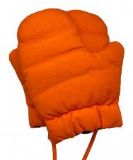 miffew (ミフュー) ダウンミトン オレンジ