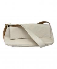 Papillonner (パピヨネ) シュリンク リン ショルダー バッグ ホワイト