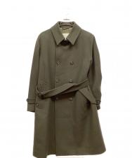 MACKINTOSH (マッキントッシュ) BEAMS F (ビームスエフ) 別注MONKTON ダブルブレスドコート ダークオリーブ サイズ:38