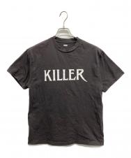 SEQUEL (シークエル) WEEKEND KILLERプリントTシャツ チャコールグレー サイズ:S