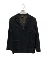 COMME des GARCONS HOMME PLUS (コムデギャルソンオムプリュス) テーラードジャケット ブラック サイズ:S