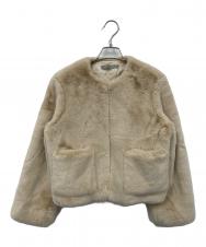 theory luxe (セオリーリュクス) エコファージャケット ベージュ サイズ:S32