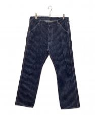 ORIGINAL GARMENT BROTHERS (オリジナル ガーメント ブラザーズ) ウォバッシュパンツ インディゴ サイズ:91㎝(W36)