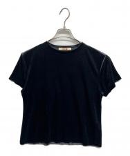 BACCA (バッカ) inner piece ベロアジャージーTシャツ グレー サイズ:S