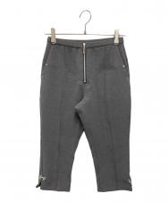 PRANK PROJECT (プランクプロジェクト) Front Zip Capri Pants グレー サイズ:SIZE 36