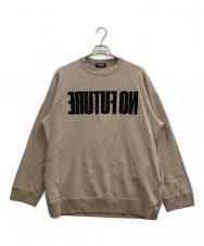 UNDERCOVER (アンダーカバー) BIGSWEAT NO FUTURE ベージュ サイズ:2