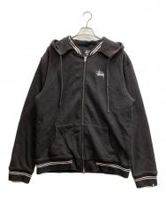 stussy (ステューシー) オールドジップパーカー ブラック サイズ:XL