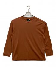 ATON (エイトン) Oversized Long Sleeve T-Shirt ブラウン サイズ:SIZE 4