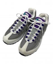 NIKE (ナイキ) WMNS AIR MAX 95 BIG BUBBLE ホワイト×パープル サイズ:29