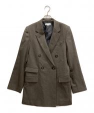 AMERI (アメリ) CLASSIC MINIMAL WARM TAILORED JACKET ブラウン サイズ:XS