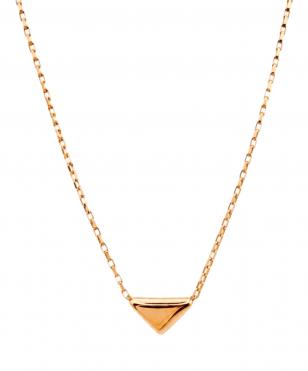 Eternal Gold Pink Gold Necklace with Mini Triangle Pendant/ミニトライアングルペンダント付 Eternal Gold ピンクゴールド ネックレス/1JCA36_2FPD_F0XEG