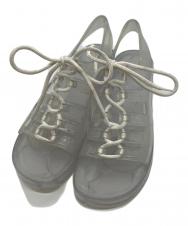 BOTTEGA VENETA (ボッテガベネタ) レースアップクリアサンダル GLASS JELLY クリア サイズ:-