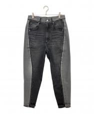 1691 (イチロクキューイチ) Twisted 3D Sarouel Denim ブラック サイズ:4