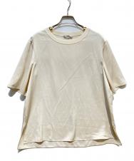 theory luxe (セオリーリュクス) サテンショートスリーブTブラウス ベージュ サイズ:40