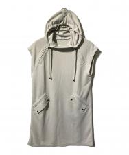 T by ALEXANDER WANG (ティーバイアレキサンダーワン) ノースリーブパーカー ベージュ サイズ:S
