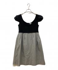 FOXEY BOUTIQUE (フォクシー ブティック) 切替ワンピース ブラック サイズ:40
