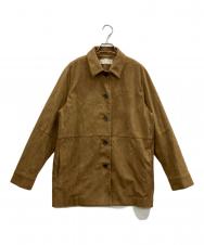 Plage (プラージュ) Suede like シャツブルゾン ブラウン サイズ:38