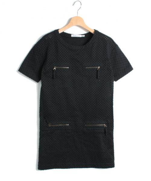 中古 古着通販 See By Chloe シーバイクロエ パンチングワンピース ブラック サイズ I38 ブランド 古着通販 トレファク公式 Trefac Fashion