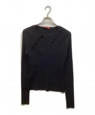 ALTUZARRA (アルチュザラ) デザインニット ブラック サイズ:SIZE XL