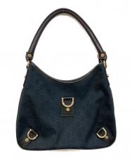 GUCCI (グッチ) アビーGGキャンバスワンショルダーバッグ ブラック